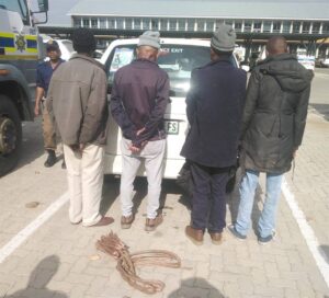 Five apprehended for suspected stolen cables