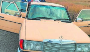 Stolen Mercedes Benz recovered, 3 arrested