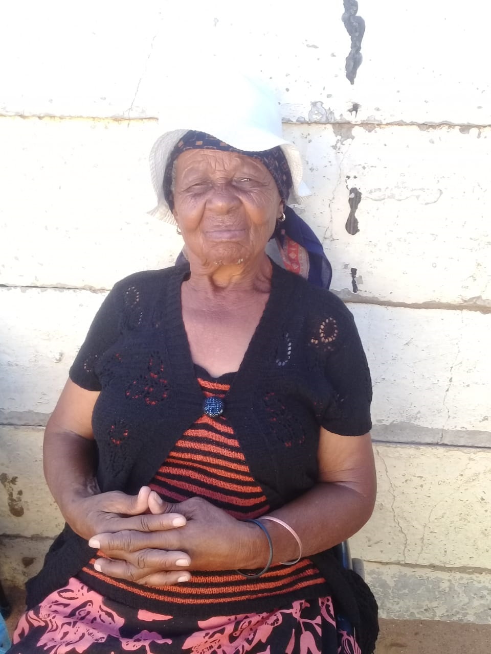 Seithuti Adelina Monokoane (104), een van Matjhabe