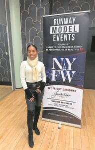 Model van Noord-Kaap pryk in New York