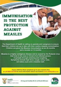 Vaccinate your child against measles