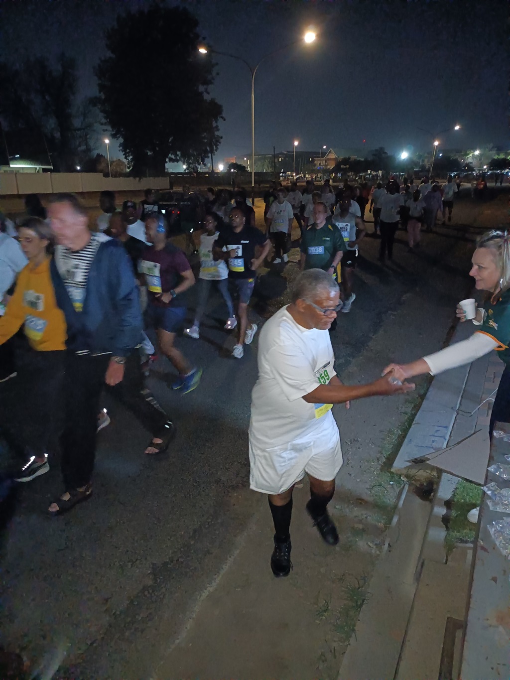 The VIsta waterpoint was the first stop on the 5 k