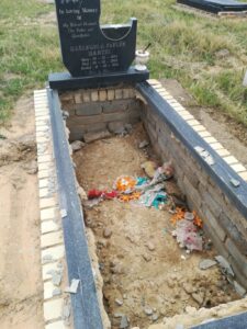 Grave robbers plunder grave