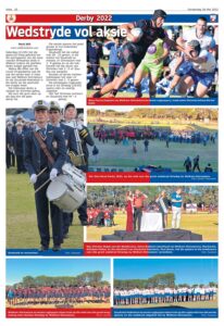 Derby pret bo: Foto uitbeelding van die derby