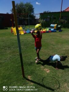 Little ones shape sporting skills