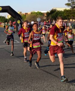 Sparkling stars celebrated with successful road race