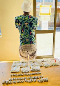 Man arrested for dealing drugs