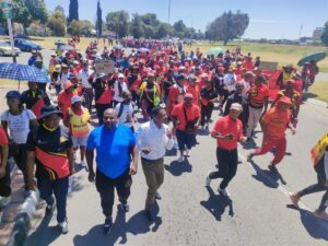 Welkom strikers make their voices heard
