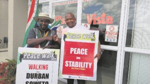 Walk to aid peace