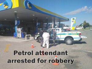 Attendant arrested after petrol station robbed and police officer shot