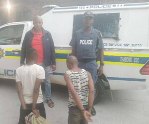 Two arrested after gruesome find