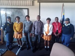 Youth take hands with SAPS increase safety in schools