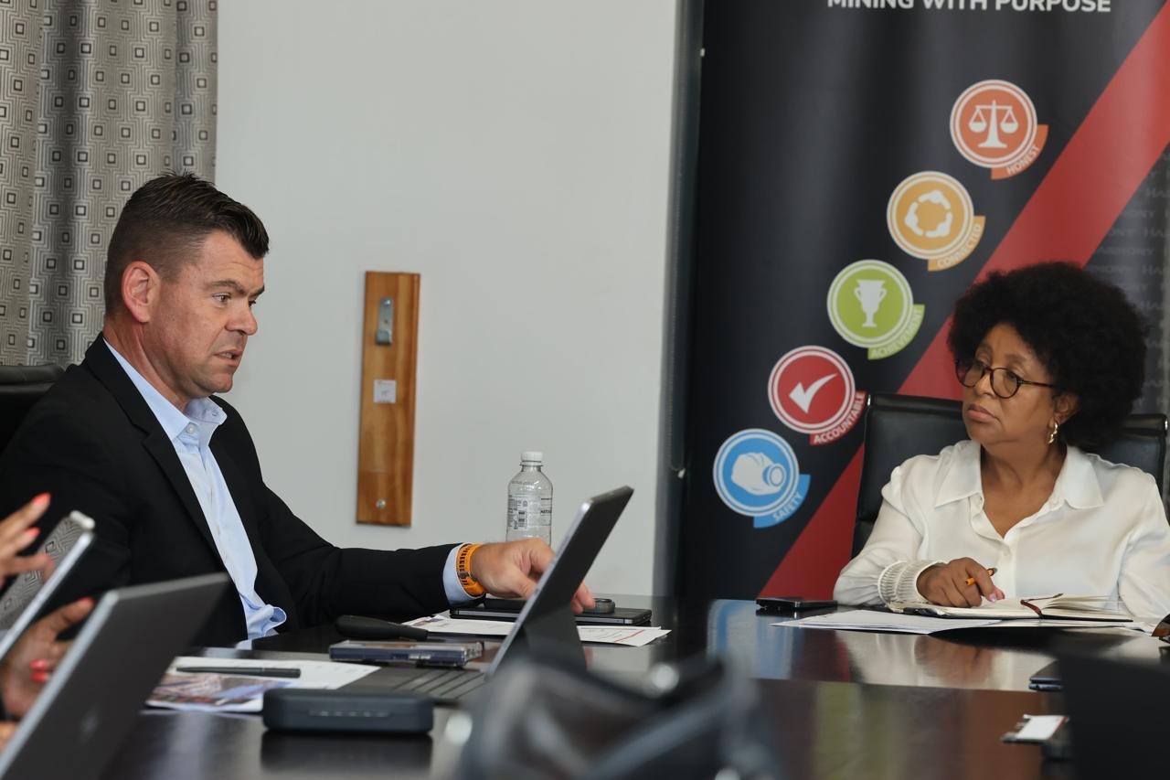 Harmony’s CEO fosters relations with stakeholders and meets with Free State Premier