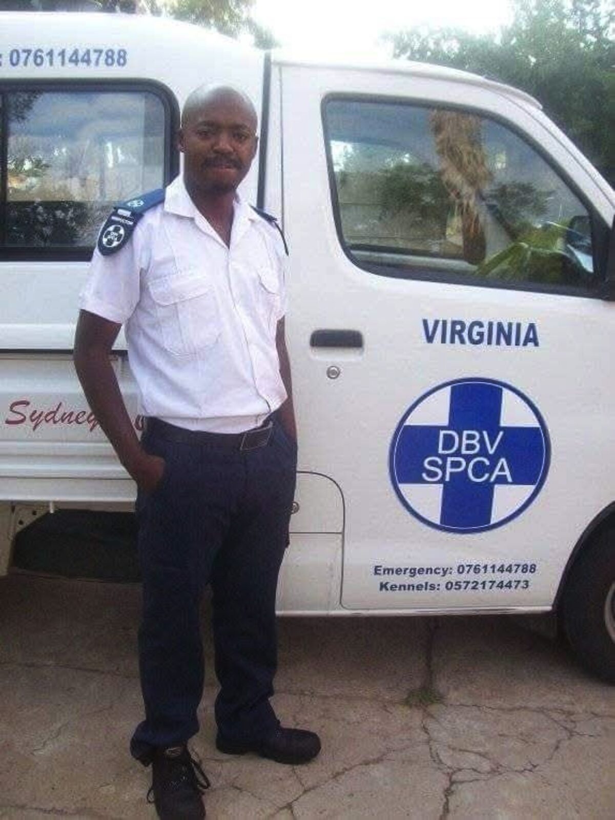 Ernest Khakhau has been promoted to senior inspector of the Virginia SPCA. He has passed all of the national exams and can now boast as the first senior inspector at the branch. Photo: Supplied