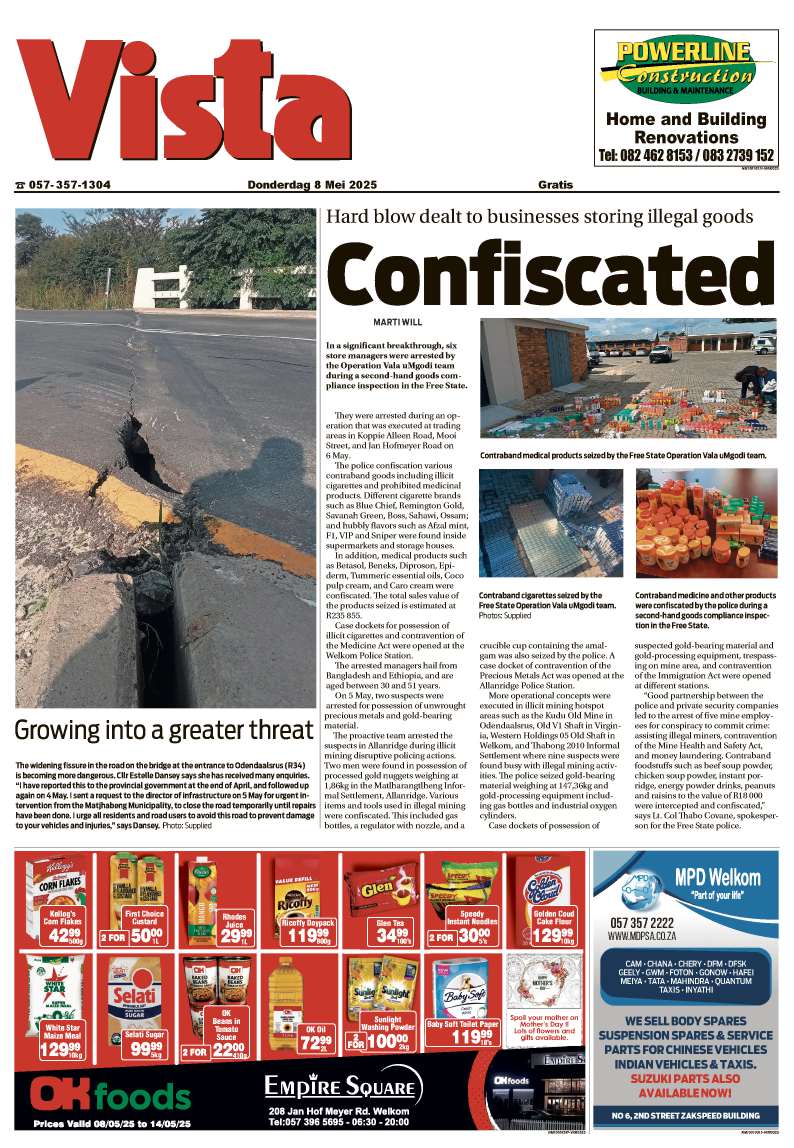 Vista E-Edition 8 May 2025