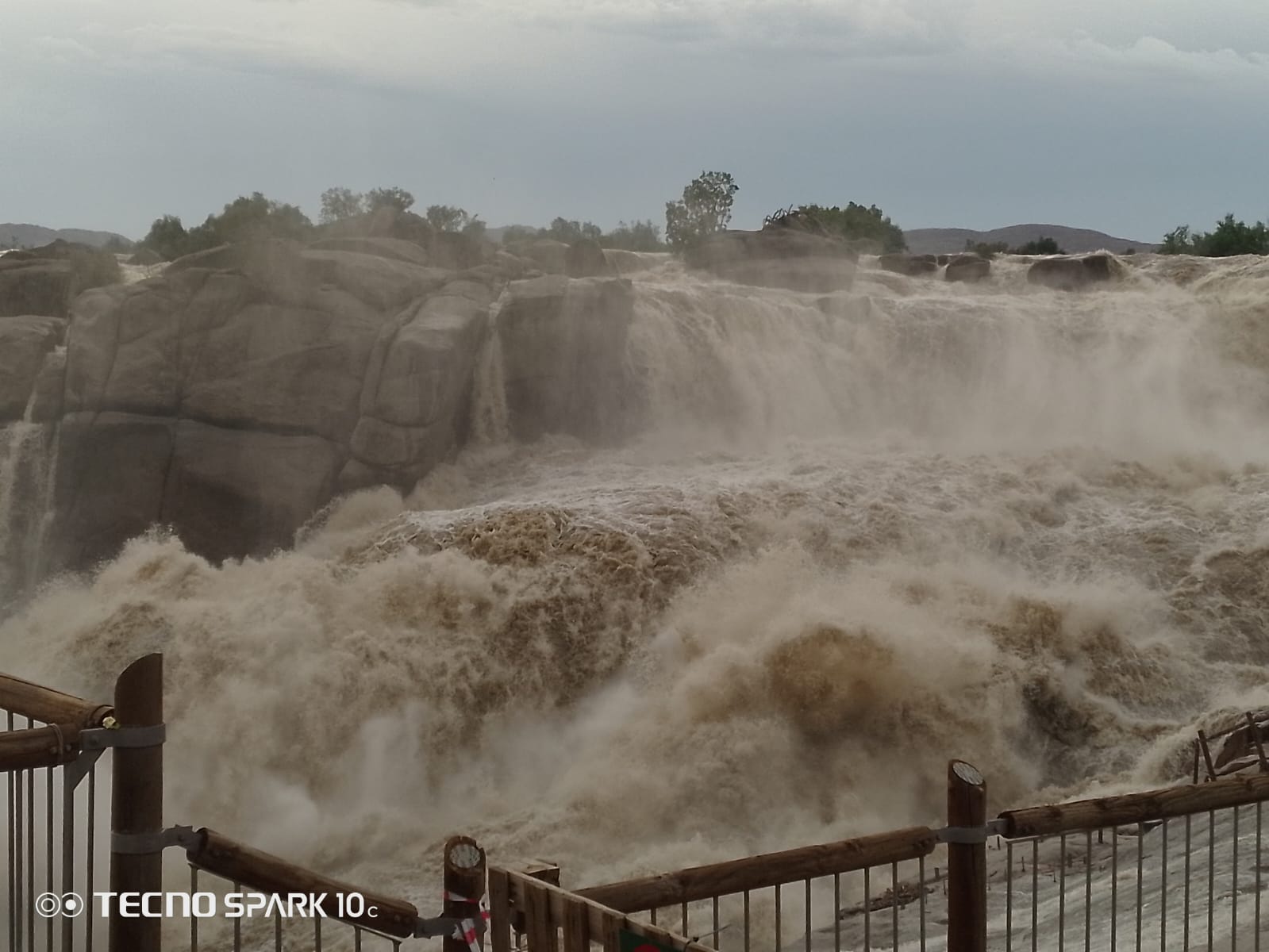 augrabies-waterval soos in Mei vanjaar