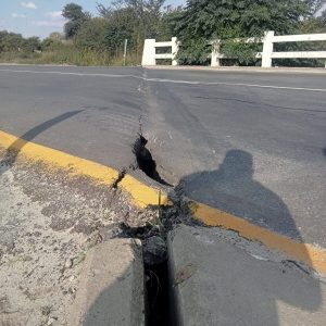 Odendaalsrus entrance is dangerous, stay away