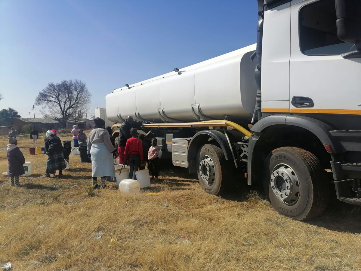 A water crisis is crippling Matjhabeng Local Municipality.