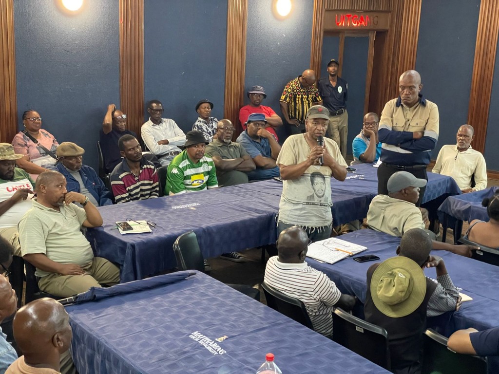 “We could not allow our community to live in unsafe and unhygienic conditions,” said Chairperson,  Patrick Mholo.  
