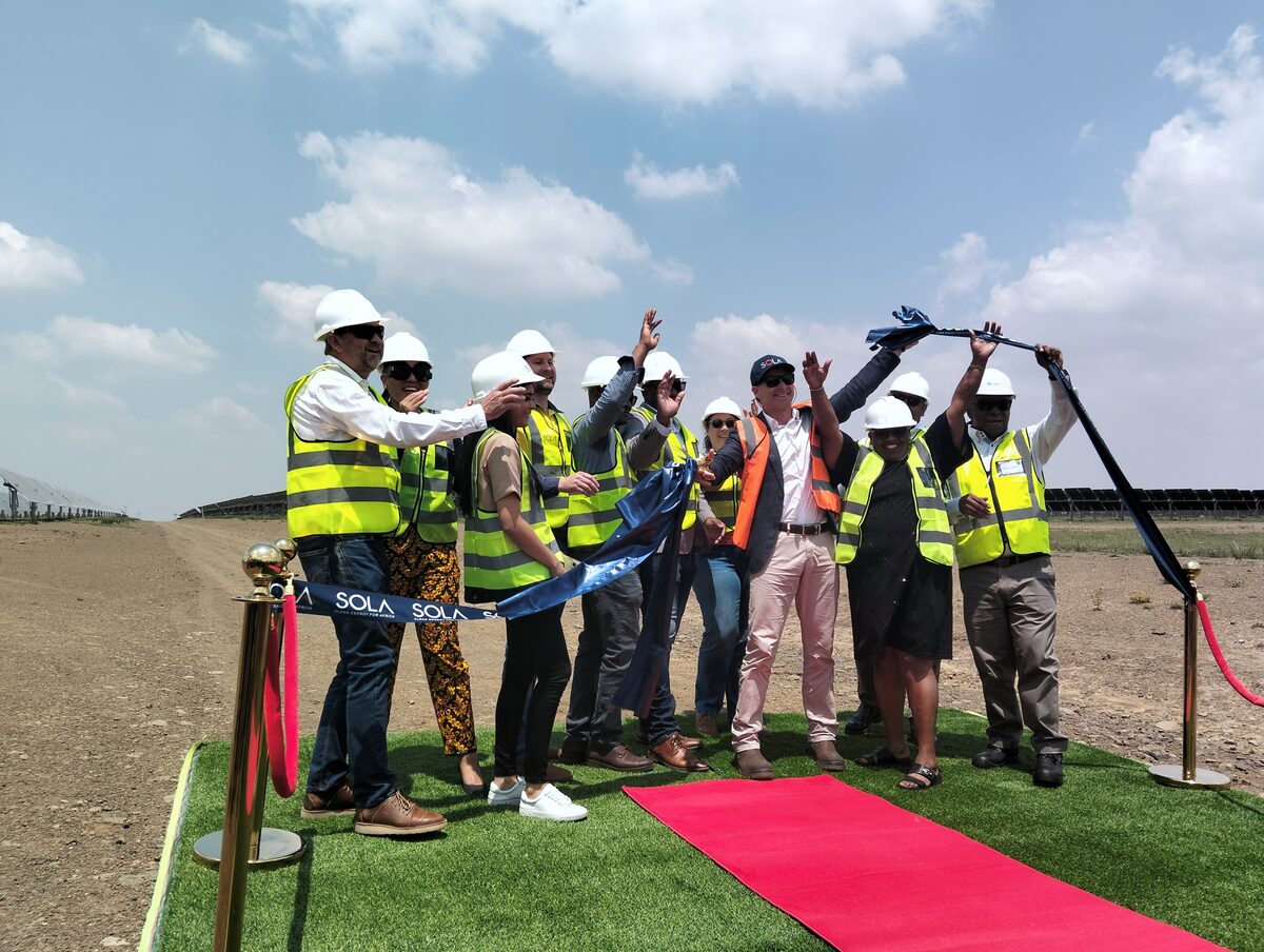 The Springbok Solar Power Project, Africa's largest private solar and storage rollout, was officially commissioned on Tuesday, 28 October.