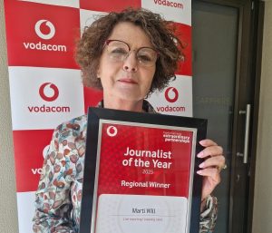 Vista editor wins coveted prize in Vodacom competition