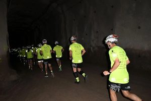 Runners descend 1 120 metres into darkness for world’s deepest marathon
