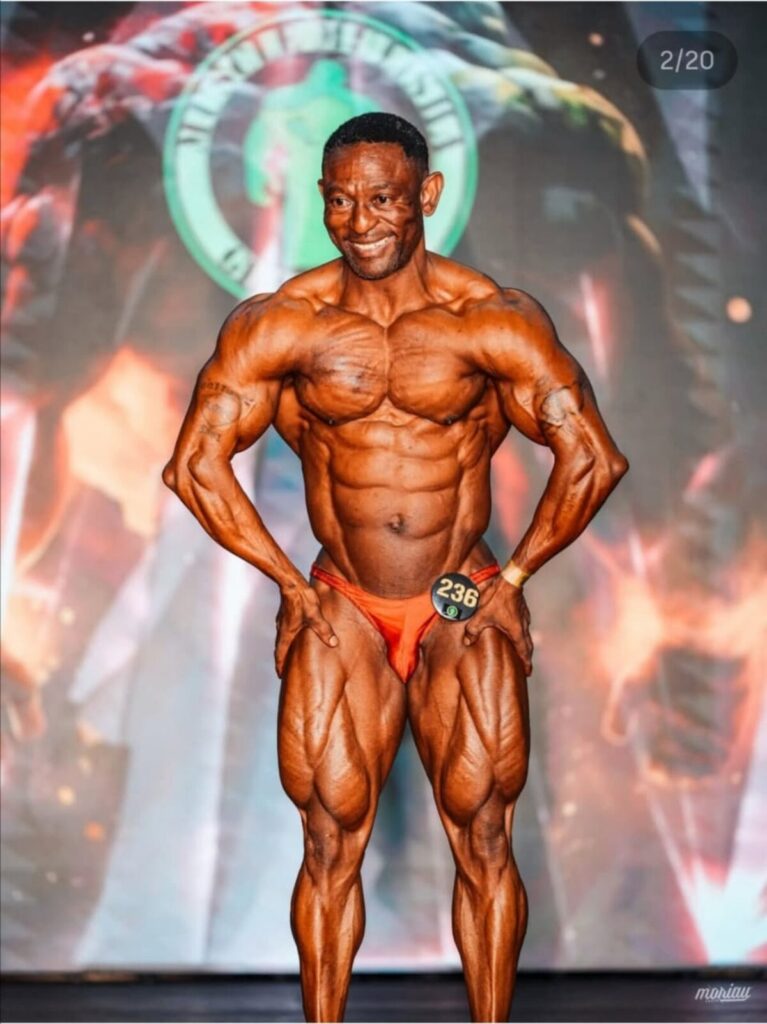 Welkom bodybuilder Frans Hloi, has again beaten the best of the best in the world of body building. 