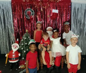 Kersvader het kom inloer