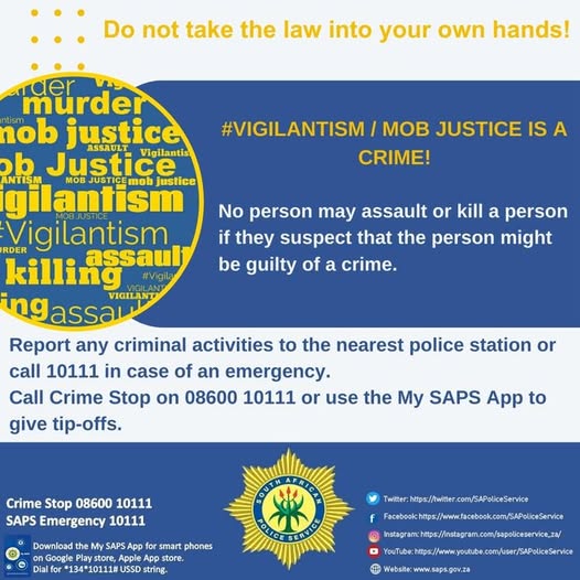 Mob Justice is a crime