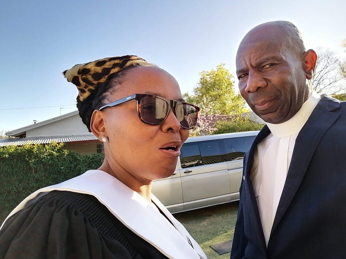 
Rev. Innocent Monare and his wife, Nosibele Monare.  PHOTO: Supplied