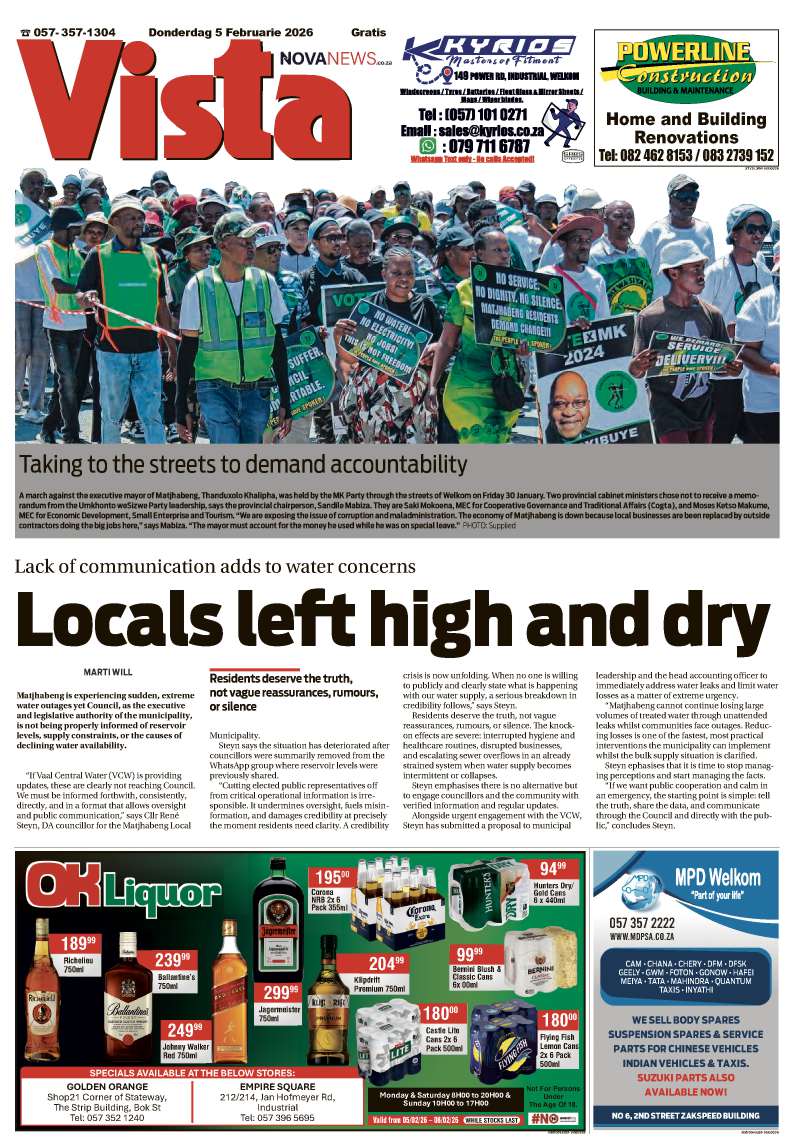 Vista E-edition 5 February 2026