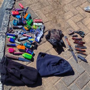 Anti-Gang unit’s raid at Bloemfontein school yields weapons, dagga and more