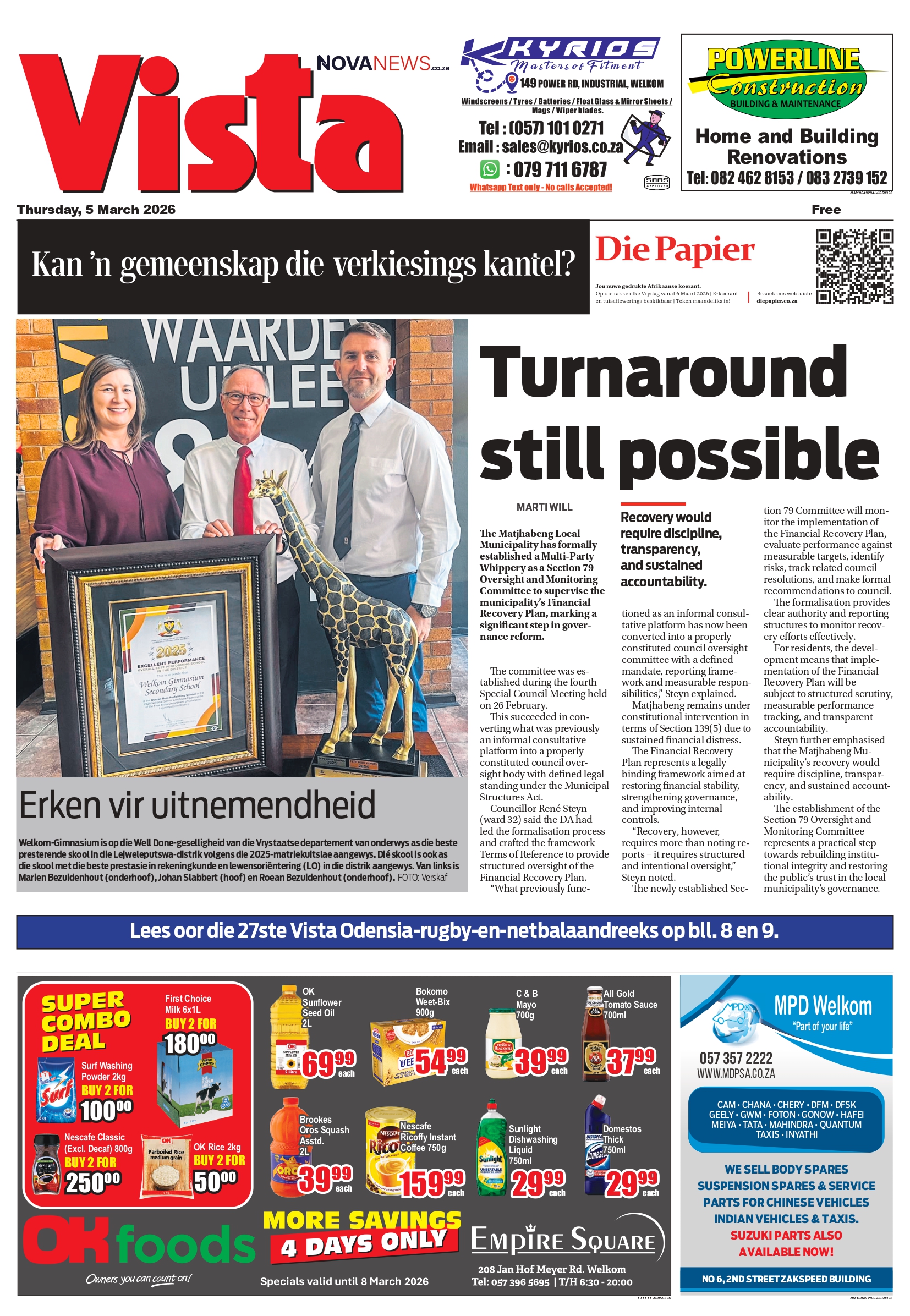 Vista E-Edition 6 March 2026