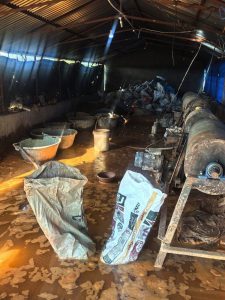 Illegal gold refinery hit in Bultfontein
