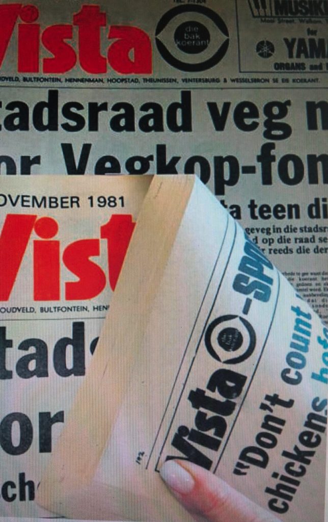 Dié bielie van 'n 192-bladsy-uitgawe van Vista het ure gevat om te druk