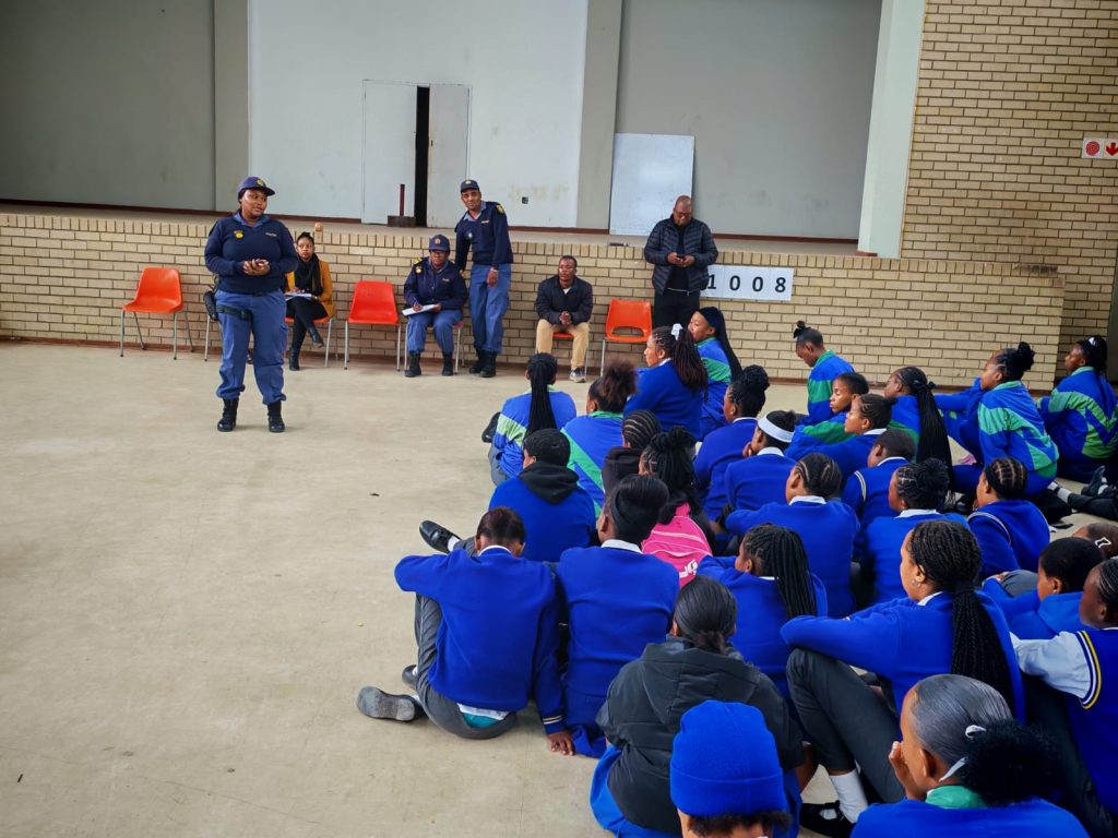 Learners received information on bullying and teenage pregnancy,