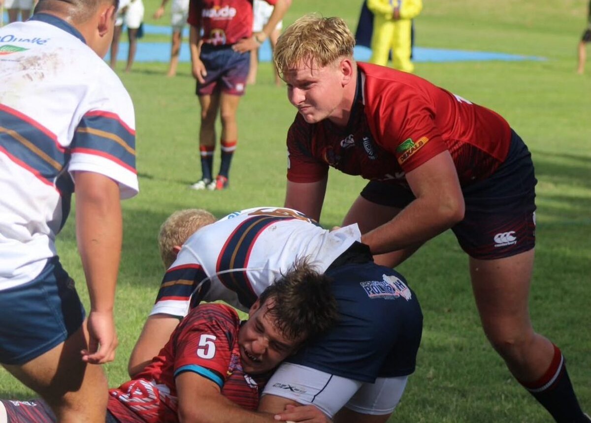 Caleb Butler (o.19A) is aangewys as speler van die wedstryd in die kragmeting tussen Gouties en Trio op Saterdag 18 April in Welkom.