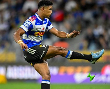 Sacha Feinberg-Mngomezulu in action for the Stormers. (Photo by Ashley Vlotman/Gallo Images)