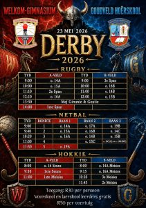 Welkom-Gimnasium Goudveld-Hoërskool Derby 2026