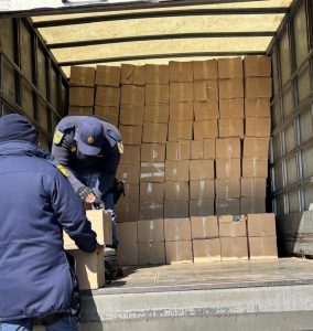 Illicit cigarettes worth millions found stashed in truck traveling along R57