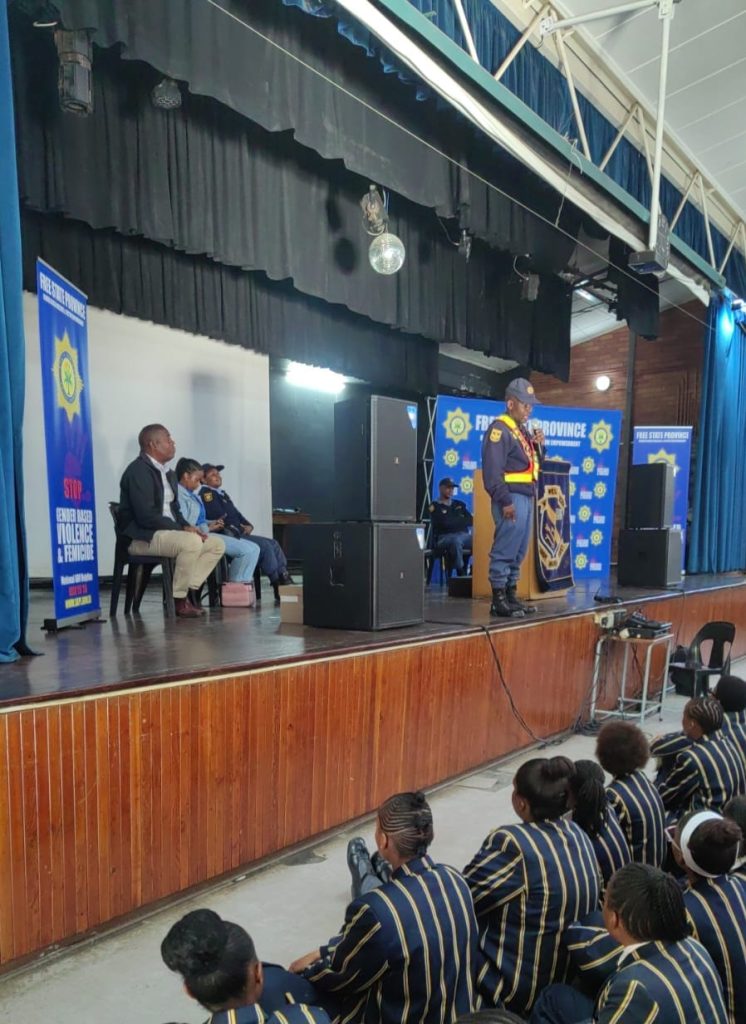 The SAPS encouraged learners to avoid criminal activities