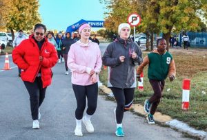 Spirits high at Welkom CUT campus road race