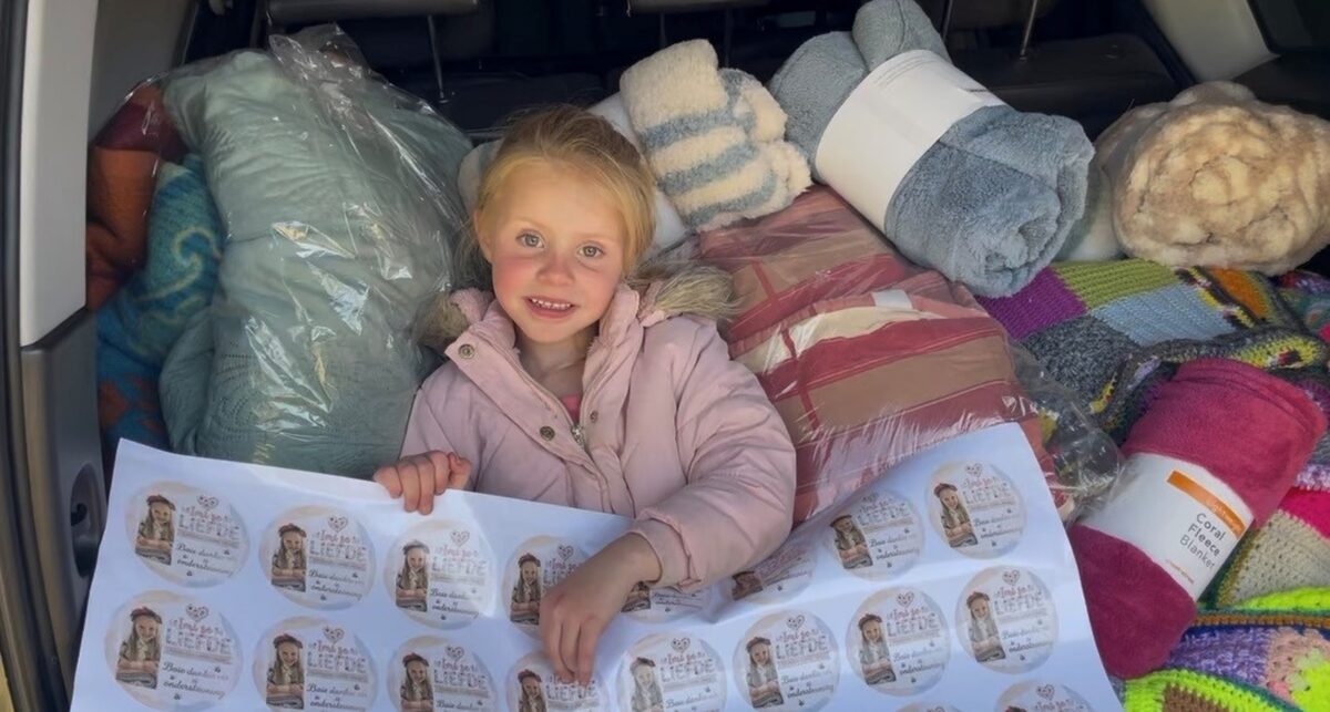 Iminé van der Sandt, 'n vyfjarige van Virginia het 'n hart van goud, en haar medemenslikheid het die vonk geword wat "Imi se Liefde" tot lewe geroep het.