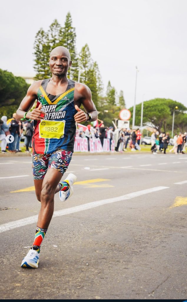 Nkhetheni Masupa ended the Cape Town Marathon in a time of 02:44:18