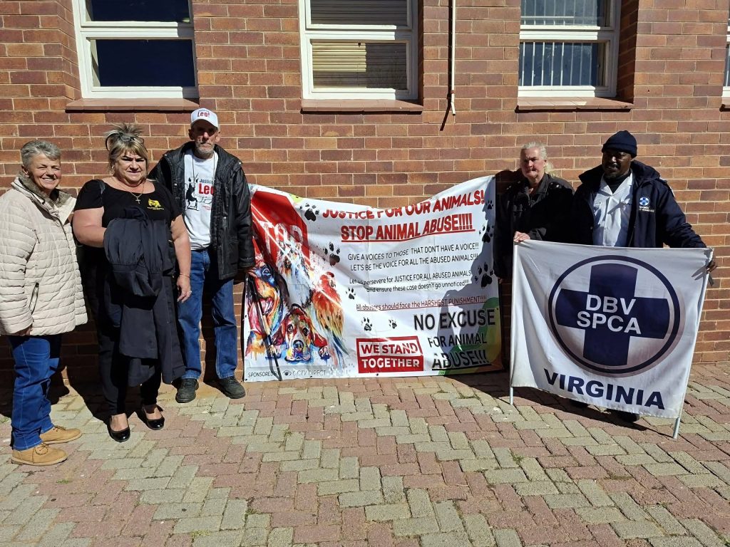 Supporters of Leo protested outside of the court during and after the sentencing on Tuesday.