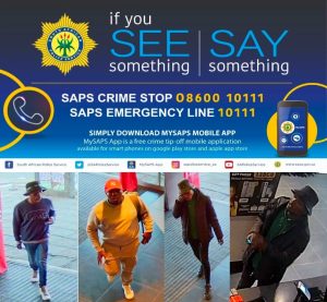 Police appeal for help to identify four people in Welkom armed robbery investigation
