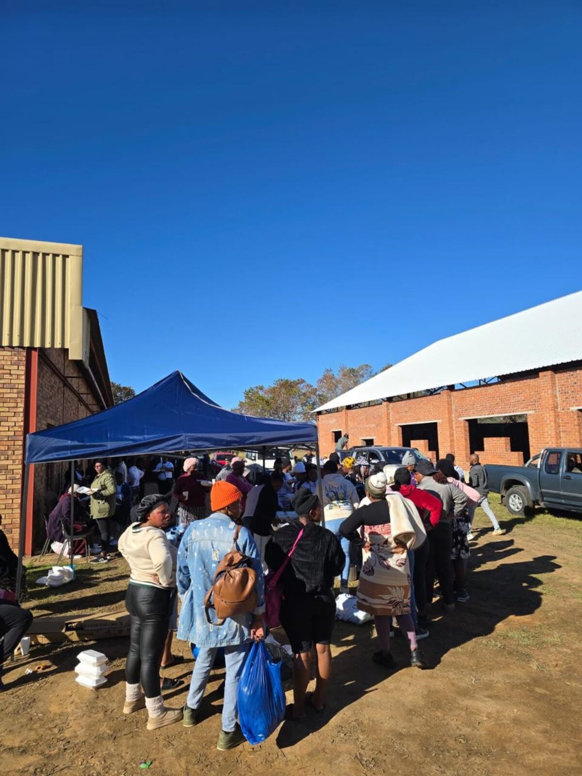 A highlight of the day was the community soup kitchen, where a warm meal was served to attendees. PHOTOS: Supplied