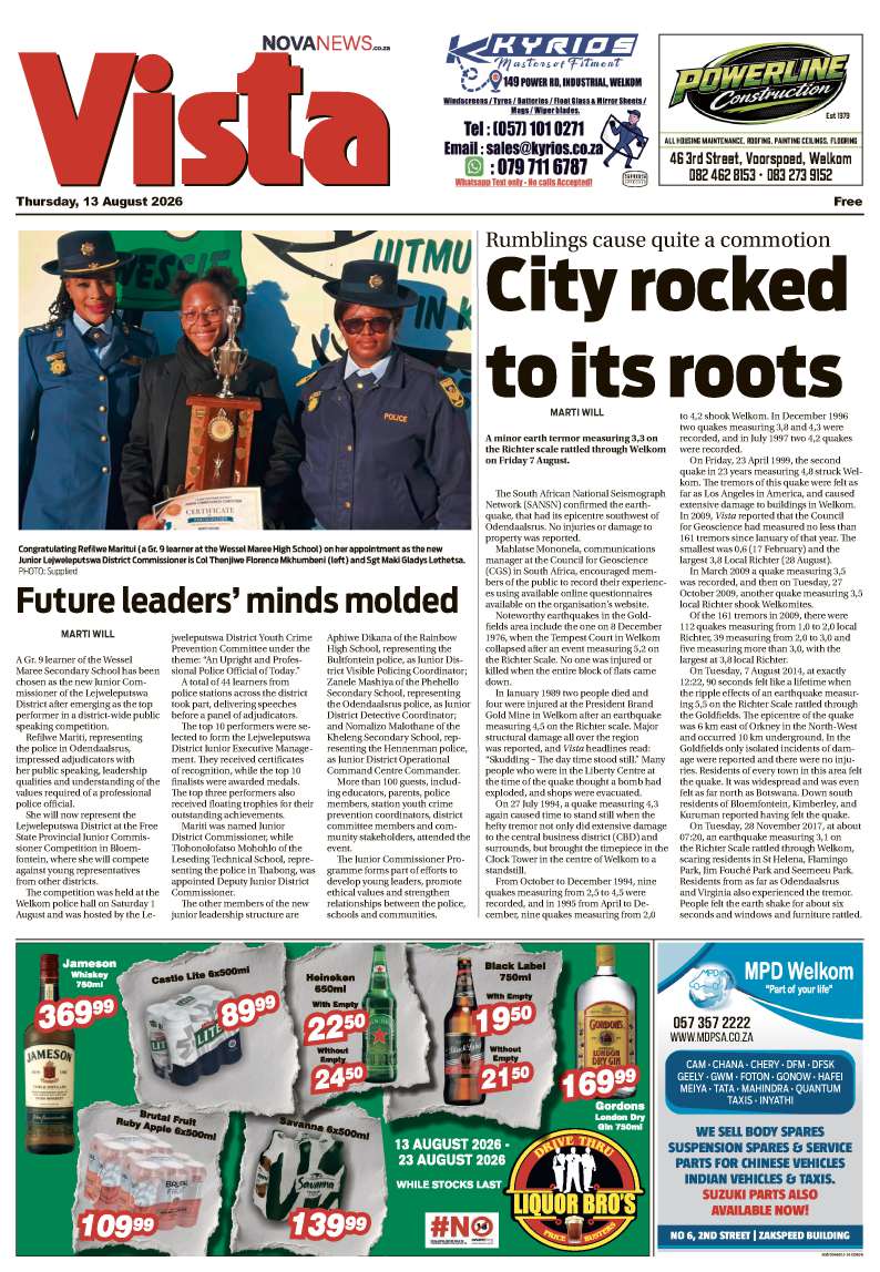 Vista E-Edition 13 August 2026