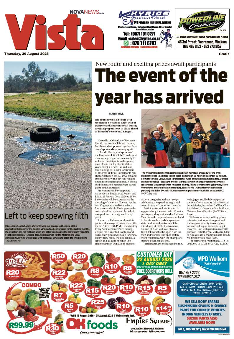 Vista E-Edition 20 August 2026