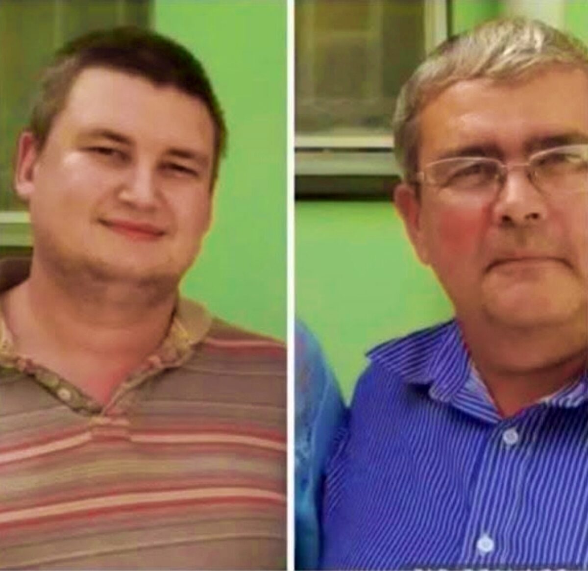 Dawie Fourie (left) and his father Fanie were found brutally murdered at their home in Virgnia.